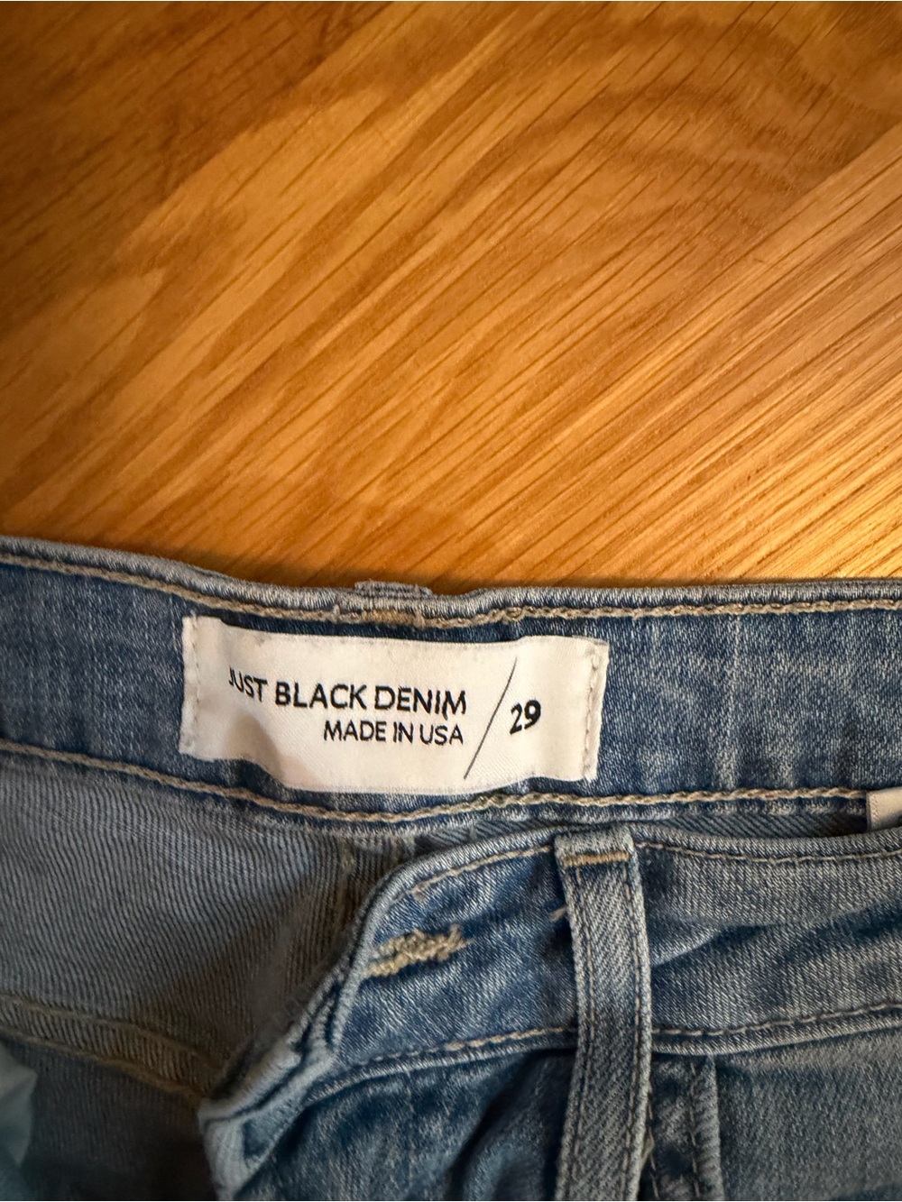 Just Black Light Blue High-Rise Jeans